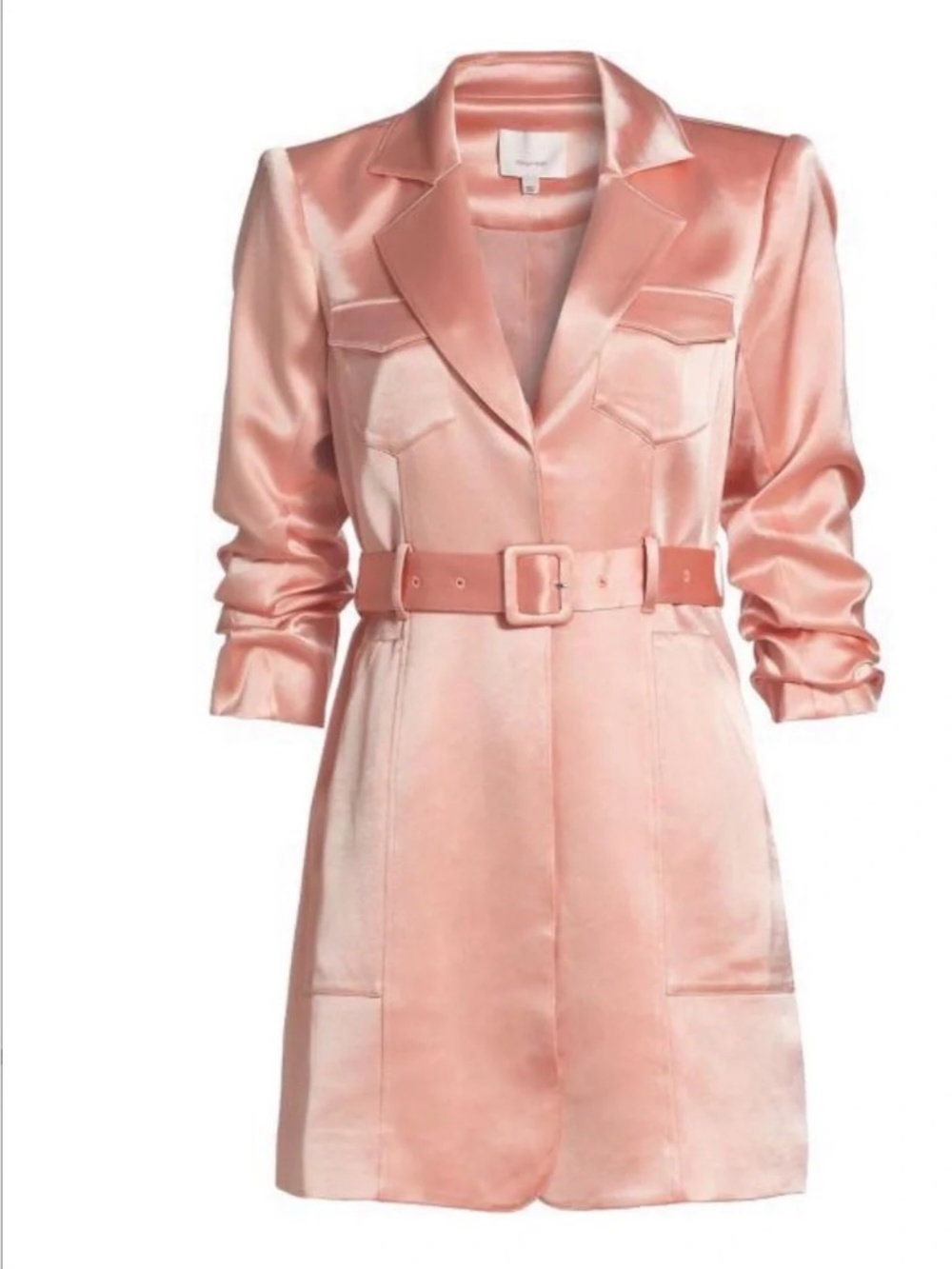 Cinq a Sept Satin Coat Dress